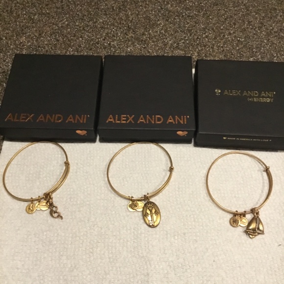 8-Alex & Ani Bracelets - Picture 6 of 7